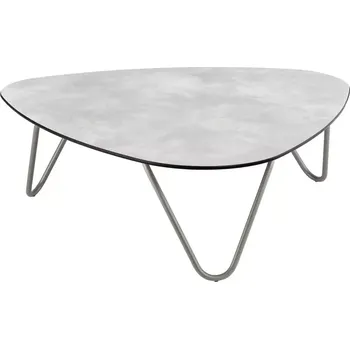 Zahradní stůl Venkovní nízký stůl COCOON šedá Titan, HPL šedá Ciment