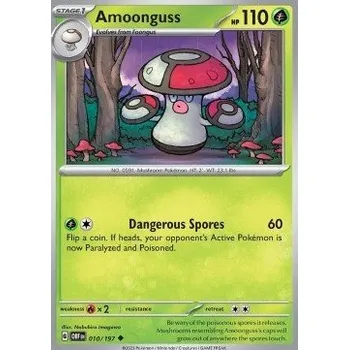 Volný čas Pokémon OBF 010/197 Amoonguss - Obsidian Flames Stav: Near Mint, Verze: NORMAL