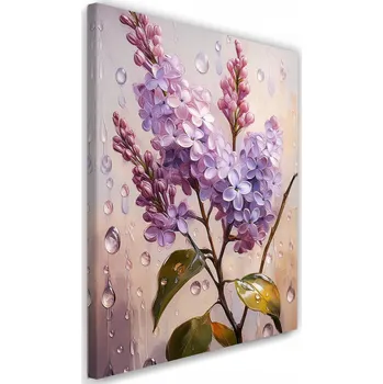 Obraz Obraz na plátně, Fialové Květy Příroda 40x60