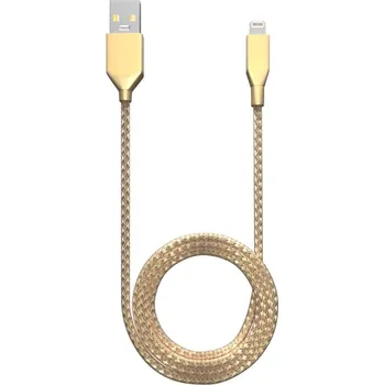 Datový kabel Ampsentrix Infinity USB-A - Lightning 1m Barva: Zlatá