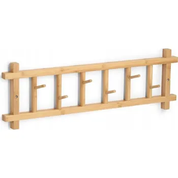 Věšák Dřevěný závěsný věšák Zeller Šatní ramínko odstíny hnědé