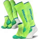 Northman Compress ponožky Elite 3-pack Velikost: 36-41 Žlutá Kompresní Podkolenka, Návlek a Kotníková Ponožka (sada)