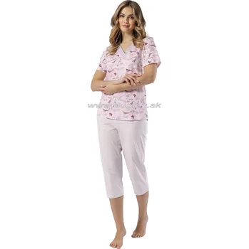 Dámské pyžamo LEVEZA (M-Max) Dámské pyžamo Gaja1568 Barva: 1-sv.ružová, Velikost: 2XL