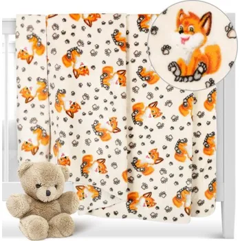 Dětská deka Bellatex ELLA dětská přikrývka, Lištička oranžová - 100x150 cm