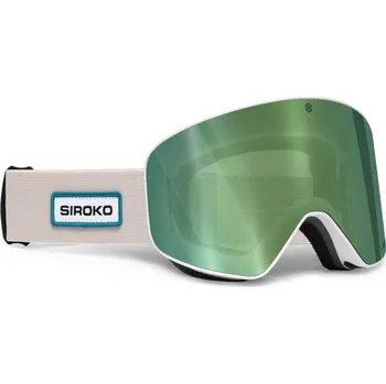 Sjezdové lyžování SIROKO Lyžařské brýle s čočkami Zeiss GX Ultimate Engadin Bílá