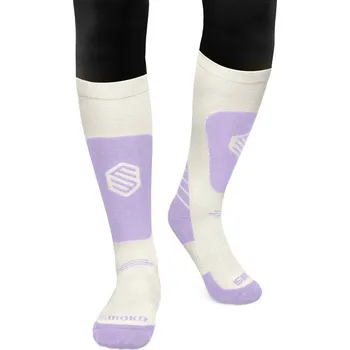 Pánské ponožky SIROKO Dětské snowboardové ponožky Sulayr Bílá 34/36 BÍLÁ