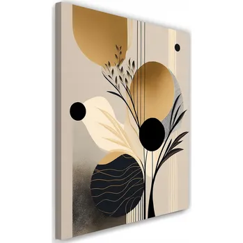 Obraz Obraz na plátně, Abstrakce Boho Zlatý Glamour 40x60