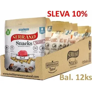 Serrano Snack Dog Beef 100 g (12 ks) SLEVA 10 %