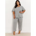 TARO Dámské pyžamo Meg3368 Barva: ss51-sivá, Velikost: 3XL