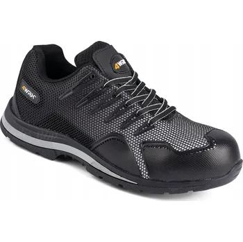 Pracovní obuv PRACOVNÍ BEZPEČNOSTNÍ POLOBOTKY S3 s plastovou špičkou, PROTINÁRAZOVÉ BOZP, velikost 44