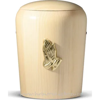 Smuteční dekorace Urna dřevěná borovicová 941BH