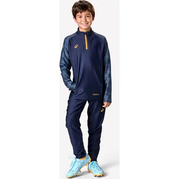 KIPSTA Dětské fotbalové tepláky Viralto 5-6 LET MODRÁ|ORANŽOVÁ|ŽLUTÁ