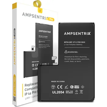 Baterie pro mobilní telefon Ampsentrix PRO baterie 4323 mAh | iPhone 14 Pro Max