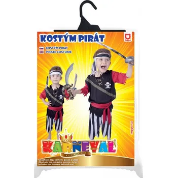Karnevalový kostým Dětský kostým pirát se šátkem (S)