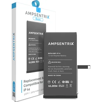 Baterie pro mobilní telefon Ampsentrix BASIC baterie 3279 mAh | iPhone 14