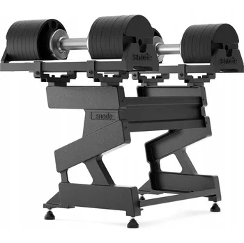 Nastavitelné činky Arow litinové 2x40 kg se stojanem