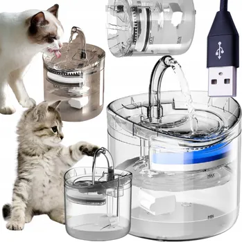 Miska pro psa AUTOMATICKÁ FONTÁNA PRO KOČKY PSY 1,8 L
