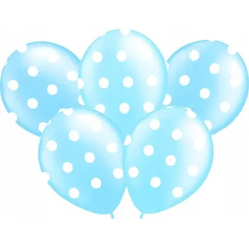 Balónek Latexové balónky PartyDeco Pastel Baby Blue 6 kusů