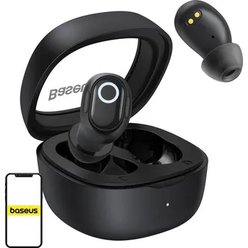 Sluchátka Baseus Bezdrátová sluchátka Bowie WM02 TWS, Bluetooth 5.0 (černá)