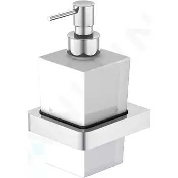 Dávkovač mýdla Steinberg 420 Dávkovač mýdla s držákem, matné sklo/chrom, 420 8001