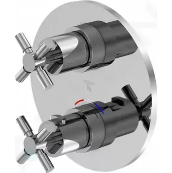 Vodovodní baterie Steinberg 250 Termostatická baterie pod omítku pro 2 spotřebiče, chrom, 250 4133 3