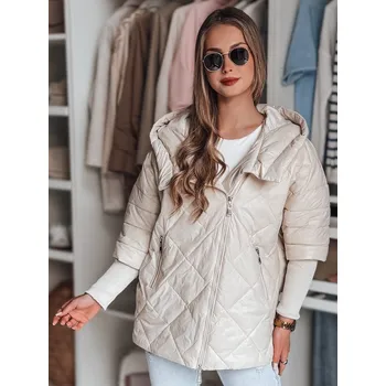 Dámská bunda DSTREET PUFFILOF BÍLÁ XXL
