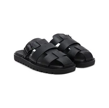 Dámské pantofle Nazouváky Calvin Klein Jeans Sq Molded Sandal Fisherman YM0YM01220 Černá 43