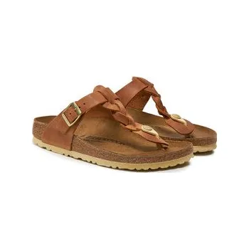 Dámské žabky Žabky Birkenstock Gizeh Braided 1021336 Hnědá 35