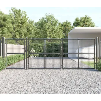 branka ZBXL Pletivá zahradní branka antracitová 400 x 125 cm pozinkovaná ocel