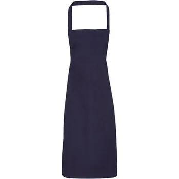 Premier Workwear Zástěra s laclem z biobavlny (bez kapsy) PR102 Navy -ca. Pantone 2766 60 x 87 cm