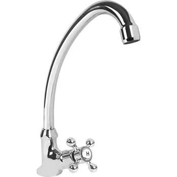 Mereo Retro Viktorie dřezový kohoutek stojánkový výška 250 mm mosaz chrom CBL721