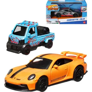 Hračka Mattel HOT WHEELS Auto zpětný chod 1:43 kovové 8 druhů