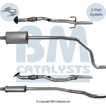 Přední díl výfuku Výfuková trubka BM CATALYSTS BM51131
