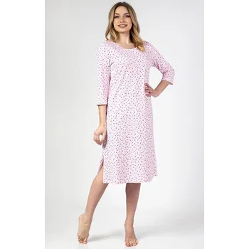 Dámská noční košile Regina noční košile 137 - meruňková, 3XL (Bavlněná noční košile dámská)