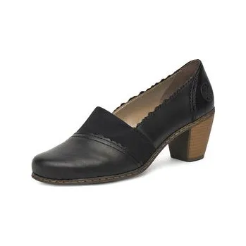 Dámská móda Polobotky Rieker 40911-00 Černá 38