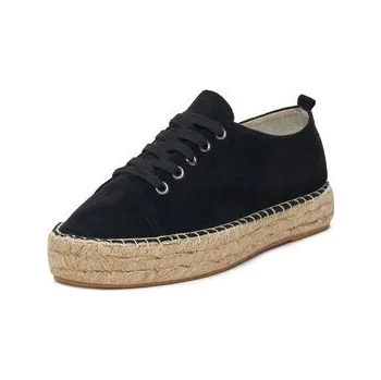 Dámské baleríny Espadrilky DeeZee ZF230819 Černá 36