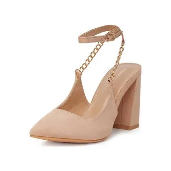 Dámské lodičky Lodičky DeeZee HT368-1 Béžová 40