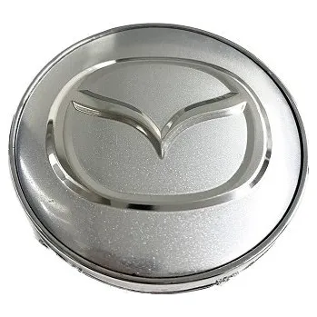 Poklice na kolo Poklička kolo, středová krytka kola stříbrná MAZDA 60mm