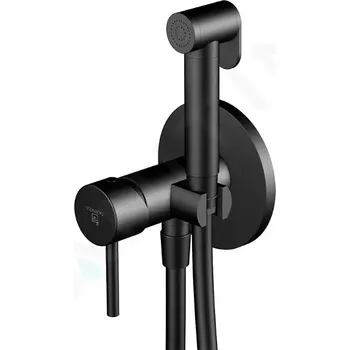 Steinberg 100 Bidetová baterie pod omítku, se sprškou, matná černá, 100 1350 S