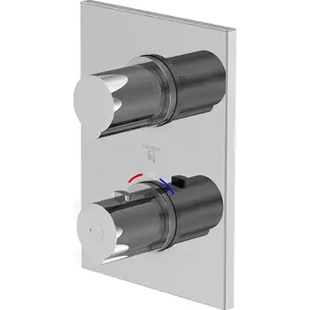 Vodovodní baterie Steinberg 120 Termostatická baterie pod omítku pro 2 spotřebiče, chrom, 120 4133 3