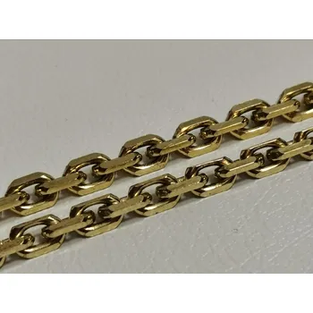 Řetízek Zlatý řetízek, ručně pilovaný anker