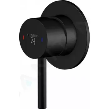 Vodovodní baterie Steinberg 100 Sprchová baterie pod omítku, s tělesem, matná černá, 100 2250 S