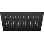 Steinberg 390 Hlavová sprcha, 45x45 cm, matná černá, 390 6412 S