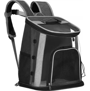 Psí batoh Springos PA0230 38 x 34 x 26 cm černý/šedý