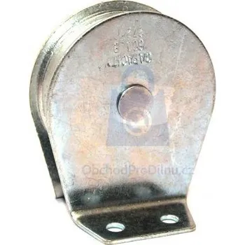 Tesařské kování Kladka k upevnění na vodorovnou plochu, pozinkovaná 5 x 50 - hobby balení, balení 1 ks