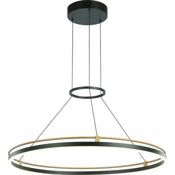 Závěsné svítidlo Merlot PND-54638R-28W-3K-BK-GD Italux