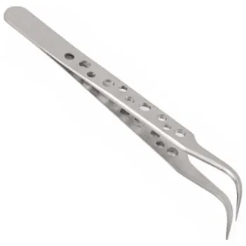 Kosmetická pinzeta Nerezová pinzeta - zahnutá