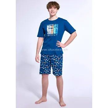 Chlapecké pyžamo CORNETTE Chlapecké pyžamo 551/50-Fish Barva: 50, Velikost: 176/M