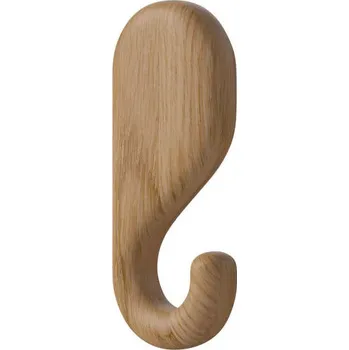 Věšák Bolia Nástěnný věšák Nob 11.5 cm, solid oiled oak