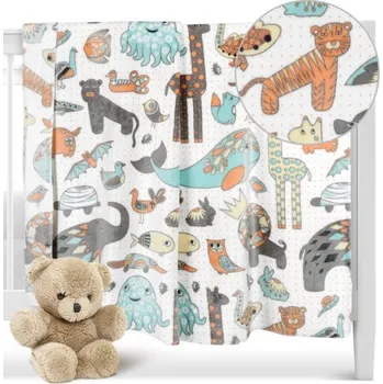 Dětská deka Bellatex ELLA dětská přikrývka, Zvířátka - 100x150 cm